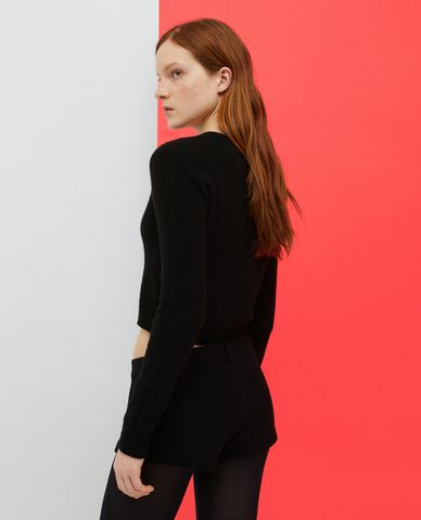  MAX&Co. - Áo dệt kim nữ cổ tròn tay dài Anzu 