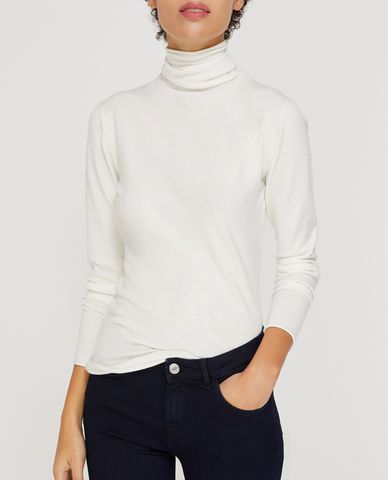  MAX&Co. - Áo kiểu nữ cổ lọ dài tay phom ôm Manama 