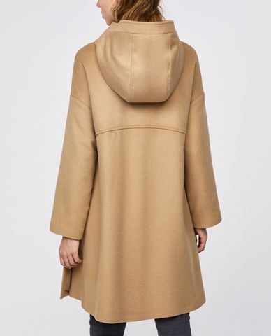  MAX&Co. - Áo khoác kiểu nữ phối mũ trùm dáng dài thời trang Divo 