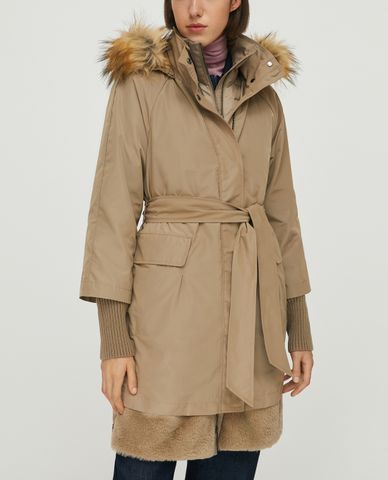  MAX&Co. - Áo khoác parka nữ 2 lớp dáng dài Four Season 