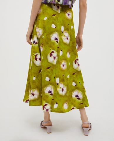  MAX&Co. - Chân váy phom suông midi phối hoạ tiết hoa Tuffo 