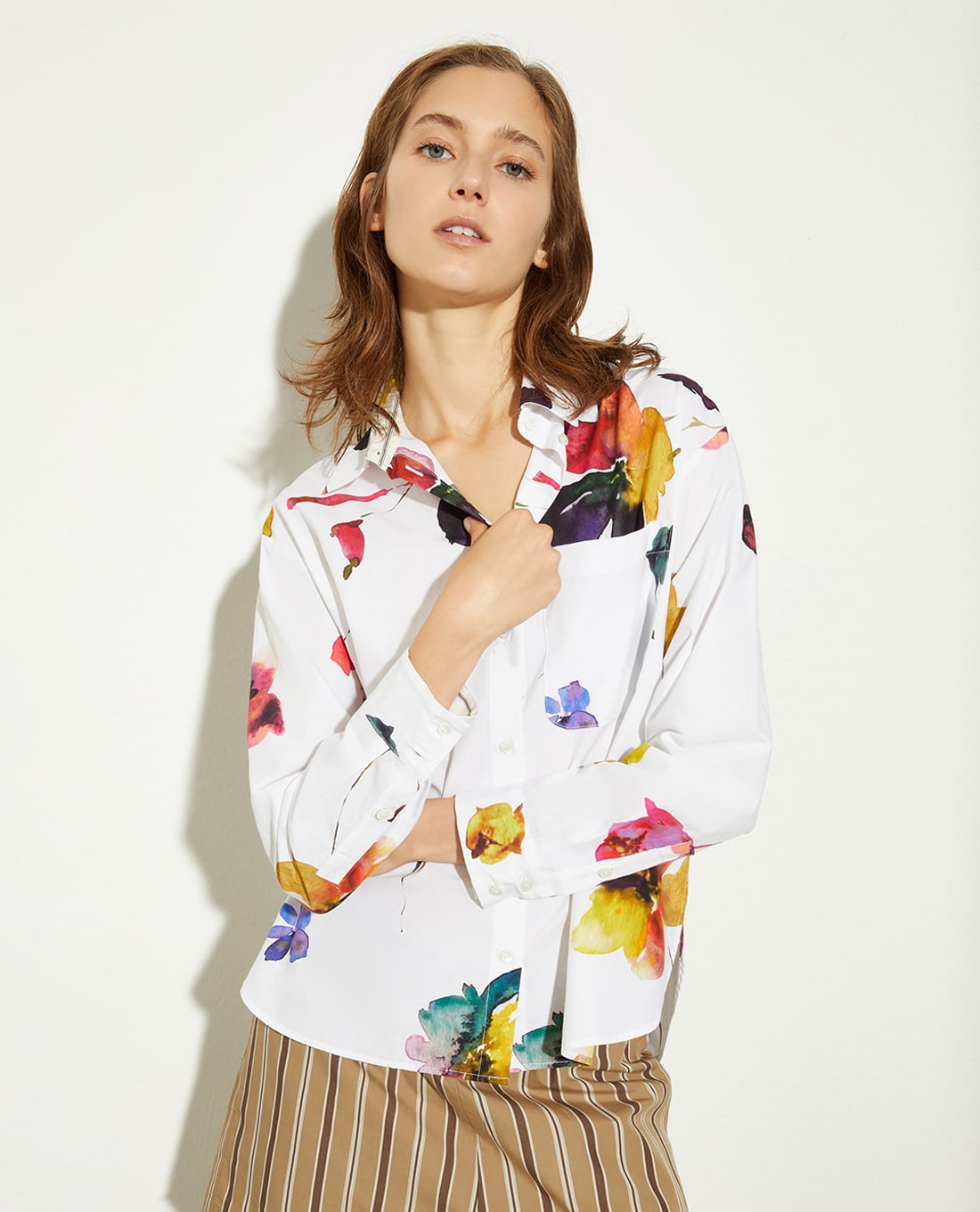 MAX&Co. - Áo sơ mi nữ cổ bẻ tay dài Bari