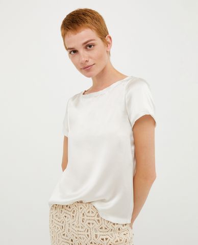  MAX&Co. - Áo thun cổ tròn tay ngắn thanh lịch Arabba 