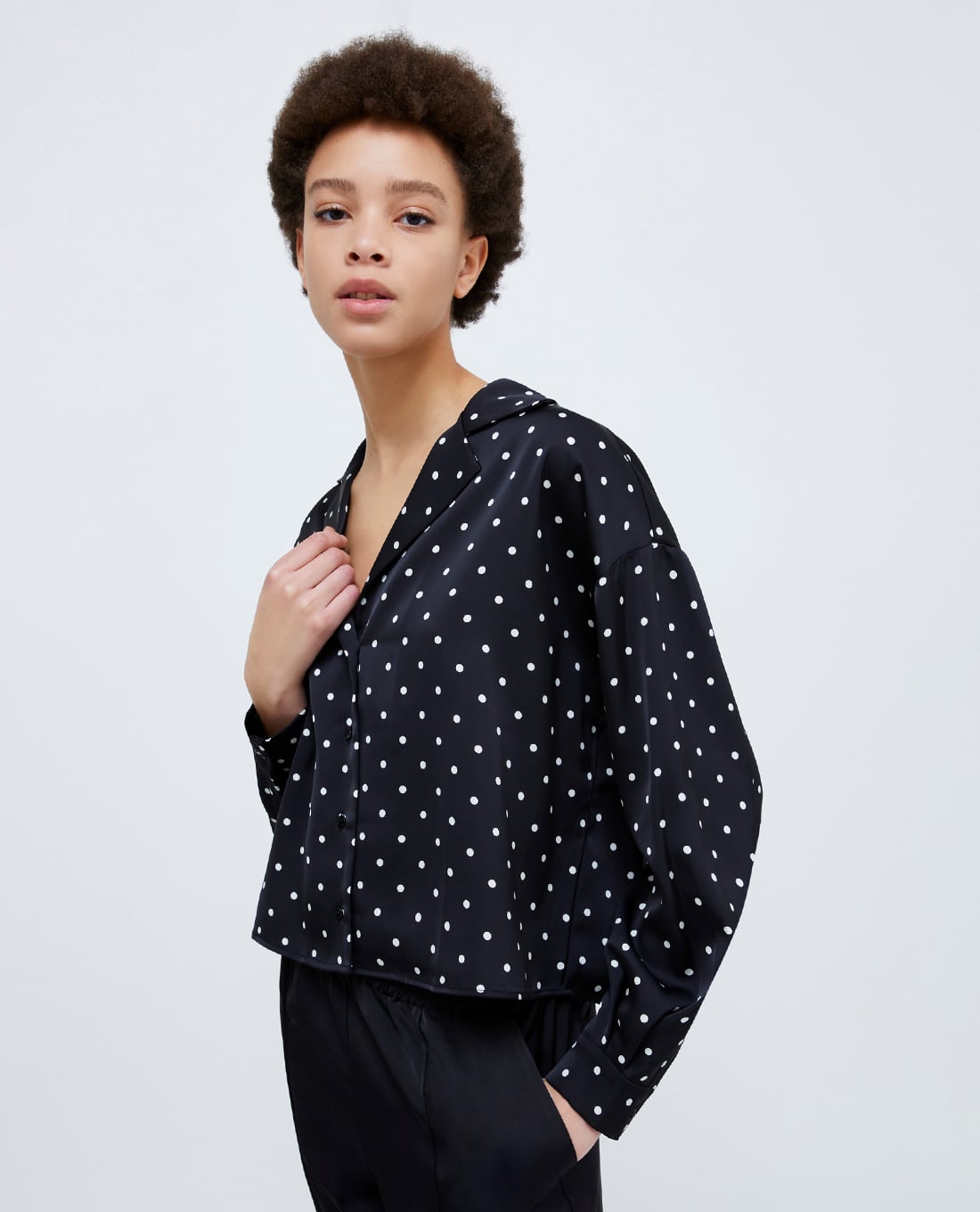 MAX&Co. - Áo sơ mi nữ cổ V tay dài Manolo