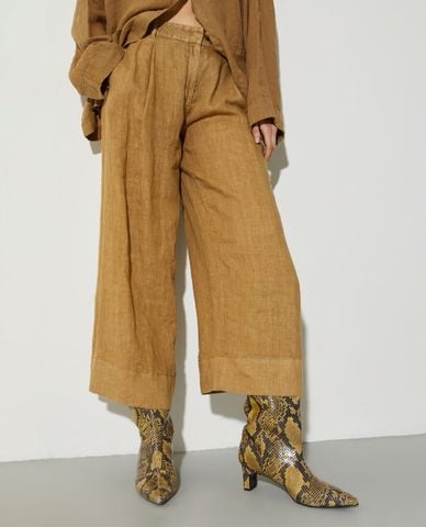  MAX&Co. - Quần nữ ống rộng lưng cao Dalmata 