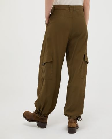  MAX&Co. - Quần ống rộng phối túi hộp kèm dây rút Corvino 