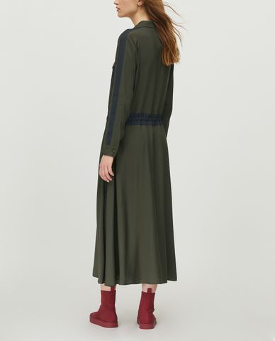  MAX&Co. - Đầm midi sơ mi cổ bẻ tay dài Sablé 