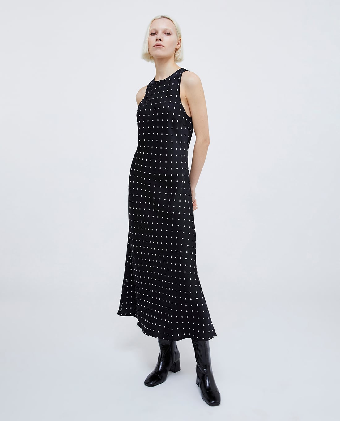 MAX&Co. - Đầm sát nách midi cổ tròn Kaiser