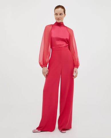  MAX&Co. - Jumpsuits cổ tròn tay dài xuyên thấu Verres 
