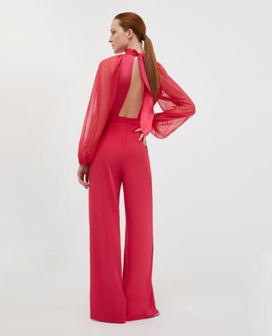  MAX&Co. - Jumpsuits cổ tròn tay dài xuyên thấu Verres 