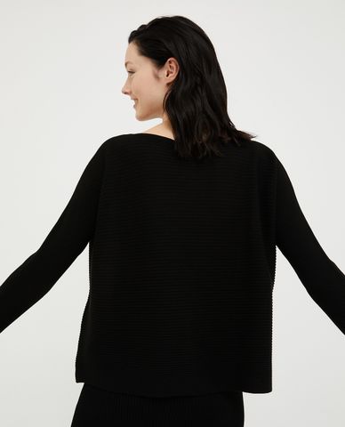  MAX&Co - Áo sweater dệt kim cổ tròn tay dài Scambio 