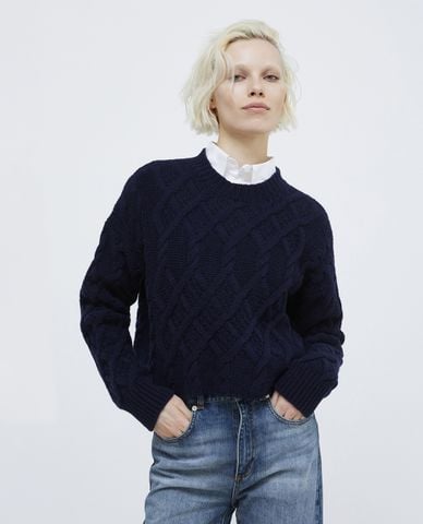  MAX&Co. - Áo sweater nữ phom croptop Ape 