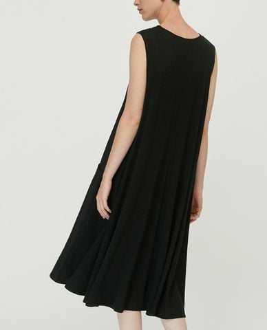  MAX&Co. - Đầm midi sát nách cổ V phom suông Flared Linen 