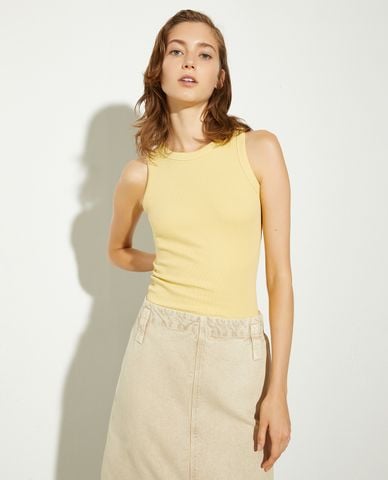  MAX&Co. - Áo ba lỗ nữ cổ tròn phom ôm Fragola 