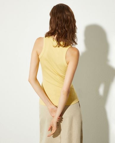  MAX&Co. - Áo ba lỗ nữ cổ tròn phom ôm Fragola 