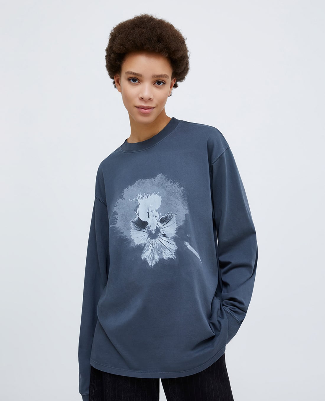 MAX&Co. - Áo thun nữ cổ tròn tay dài Baldo