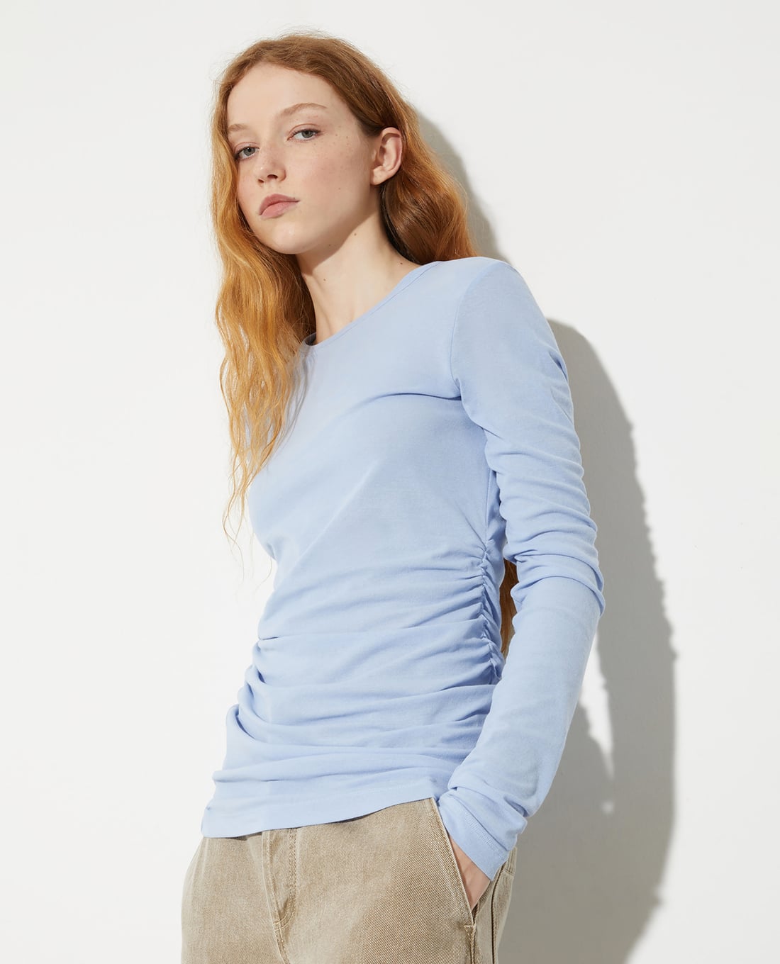 MAX&Co. - Áo kiểu nữ cổ tròn tay dài Salima