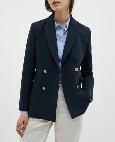  MAX&Co. - Áo blazer nữ tay dài phối nút cài Monogram 