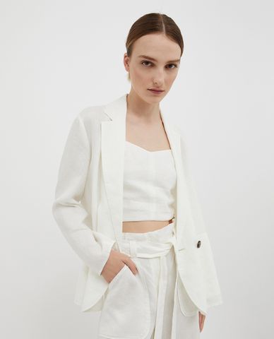  MAX&Co. - Áo blazer nữ tay dài phối nút cài Disporre 