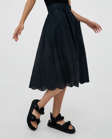  MAX&Co. - Chân váy chữ A midi lưng thun phối túi Teatro 