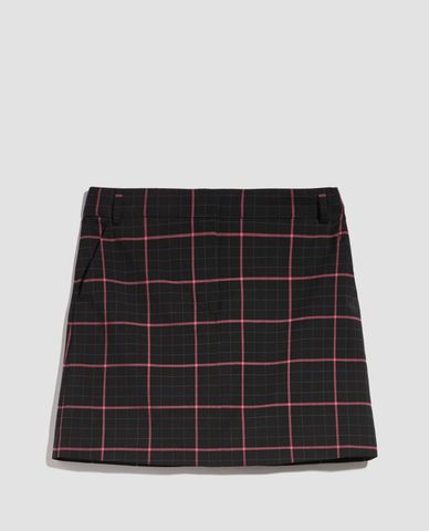  MAX&Co. - Chân váy mini chữ A sọc caro Camaiore 