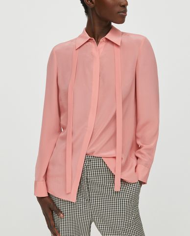  MAX&Co. - Áo sơ mi nữ tay dài cổ bẻ Pure Silk 