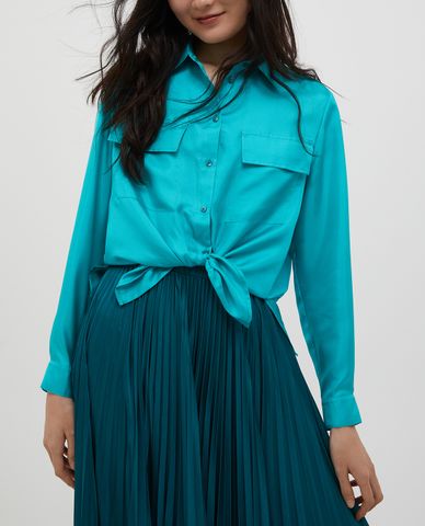  MAX&Co. - Áo sơ mi nữ dài tay phối túi Odometro 