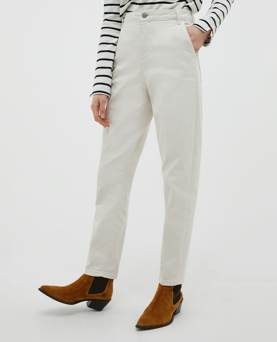 MAX&Co. - Quần jeans nữ phom suông Cotton Carrot