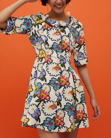  MAX&Co.- Đầm mini cổ thuyền tay ngắn Hooray 