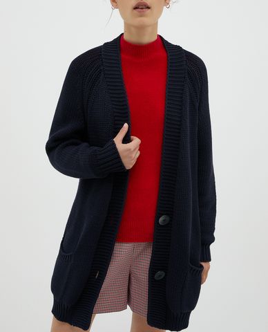  MAX&Co. - Áo khoác cardigan nữ dáng dài Cocoon 