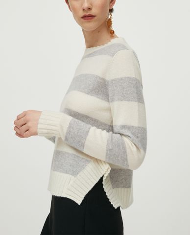  MAX&Co. - Áo sweater nữ tay dài cổ tròn Short Wool And Casmere 