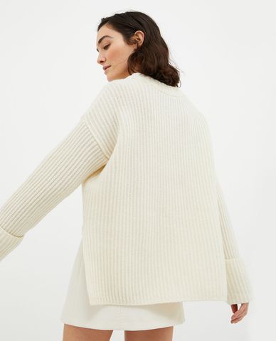  MAX&Co. - Áo dệt kim nữ cổ tròn tay dài Notte 