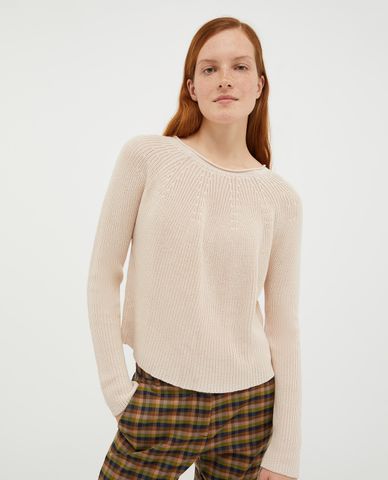  MAX&Co. - Áo dệt kim nữ cổ thuyền tay dài Rondine 