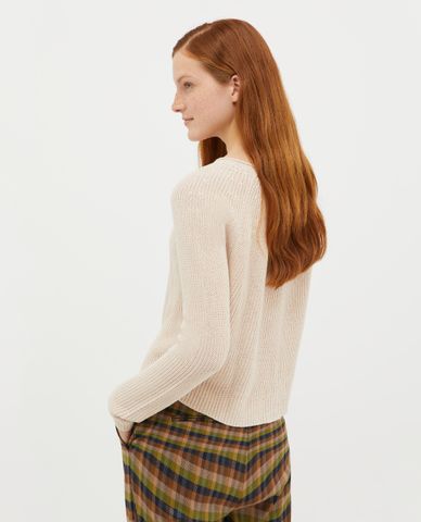  MAX&Co. - Áo dệt kim nữ cổ thuyền tay dài Rondine 