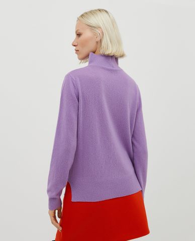  MAX&Co. - Áo dệt kim nữ cổ lọ tay dài Sfera 