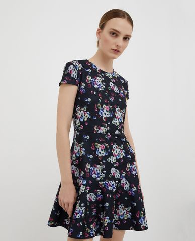  MAX&Co. - Đầm xếp li mini tay ngắn cổ tròn Rispetto 