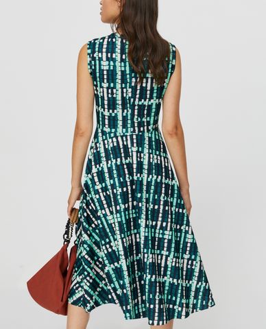  MAX&Co. - Đầm midi sát nách nhấn eo Jersey Twill 