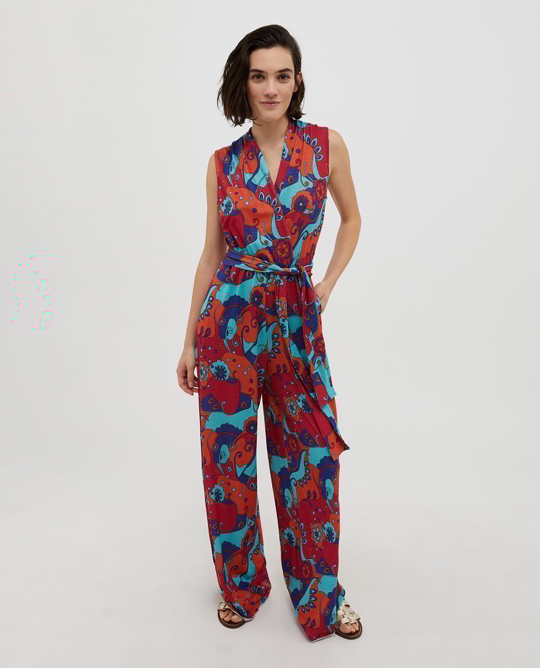 MAX&Co. - Jumpsuits nữ sát nách cổ V Colata
