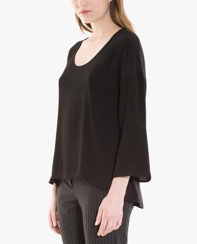  MAX&Co. - Áo thun nữ phom suông tay dài thời trang 