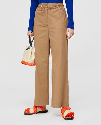  MAX&Co. - Quần khaki nữ ống rộng Drawstring 