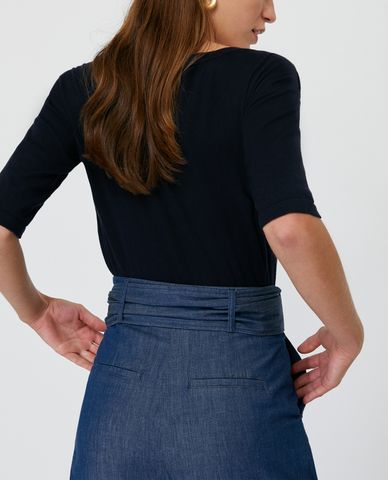  MAX&Co. - Áo cardigan nữ tay lỡ cổ tròn Jewel Buttons 