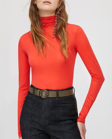  MAX&Co. - Áo len nữ phom ôm cổ lọ Stretch Jersey 