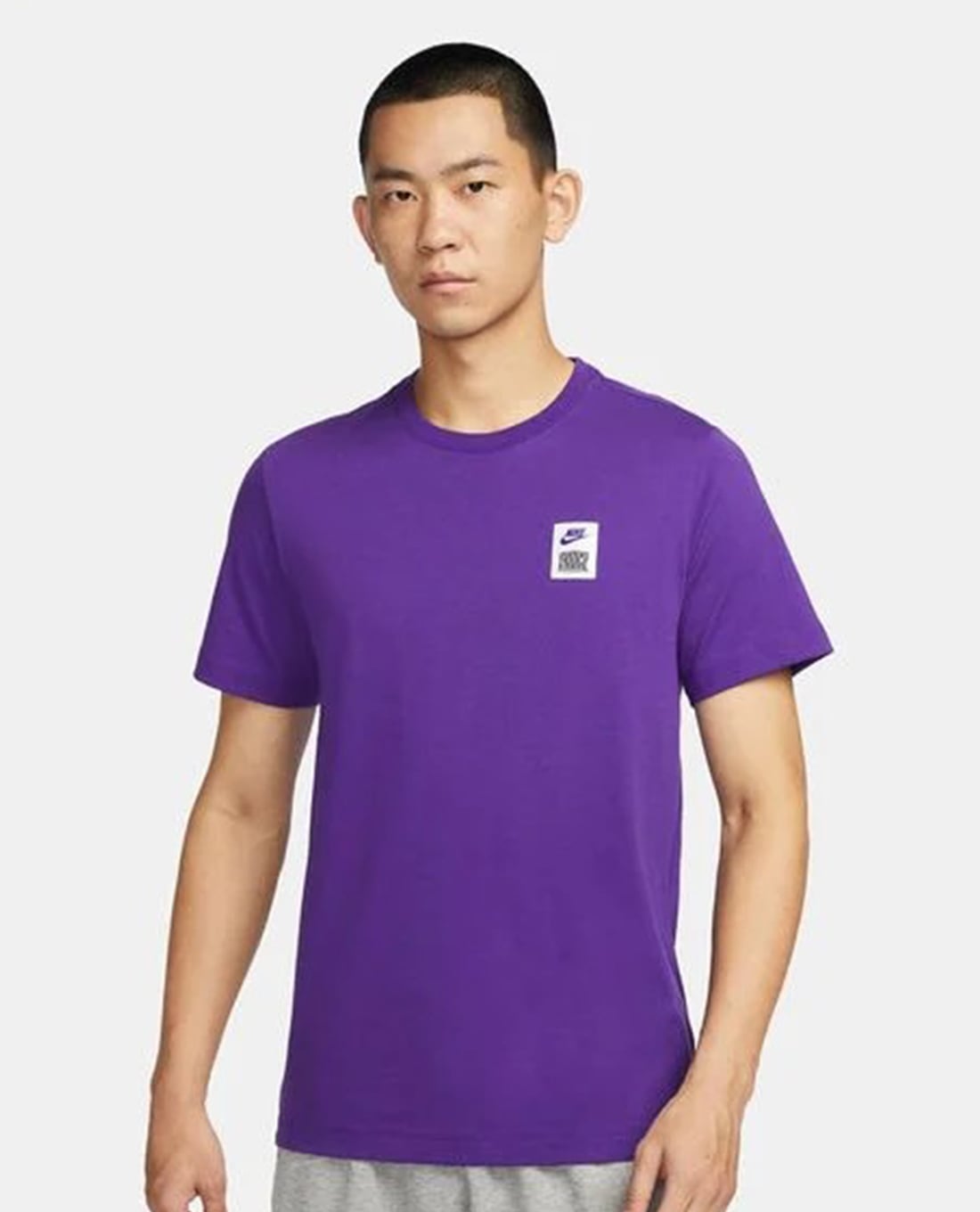 NIKE - Áo thun thể thao nam cổ tròn tay ngắn trẻ trung
