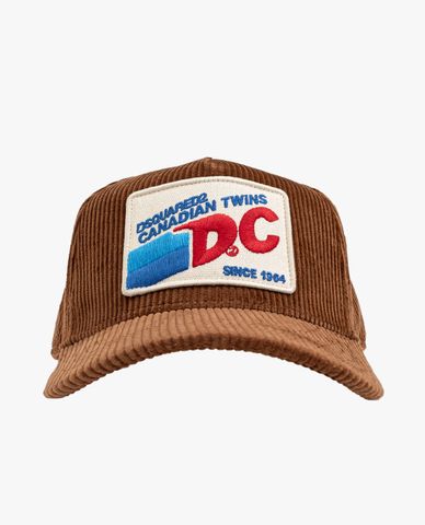  DSQUARED2 - Nón bóng chày nam thêu nổi DC 