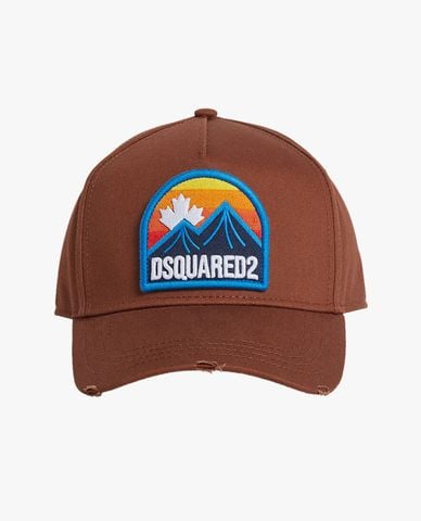  DSQUARED2 - Nón bóng chày unisex thêu nổi Canadian 
