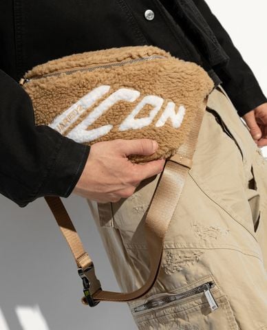  DSQUARED2 - Túi bao tử nam hình thang Icon New Generation 