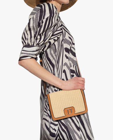  DSQUARED2 - Túi đeo chéo nữ phom chữ nhật thanh lịch 