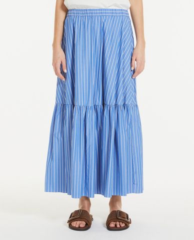  WEEKEND MAX MARA - Chân váy xếp tầng maxi nữ tính Aire 