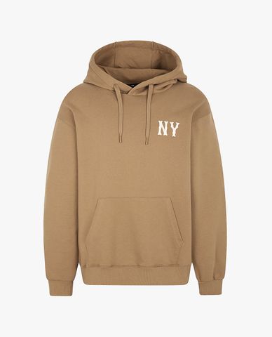  MLB - Áo hoodie tay dài phối mũ thời trang 