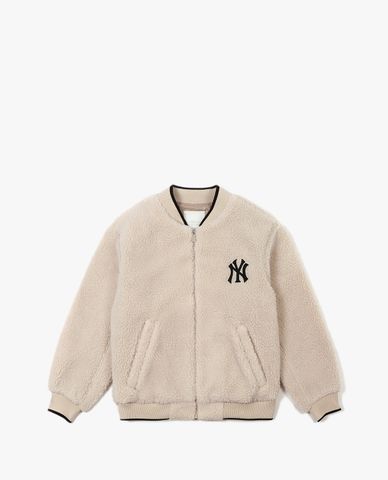  MLB - Áo khoác bomber phối lông Boa Fleece Baseball 